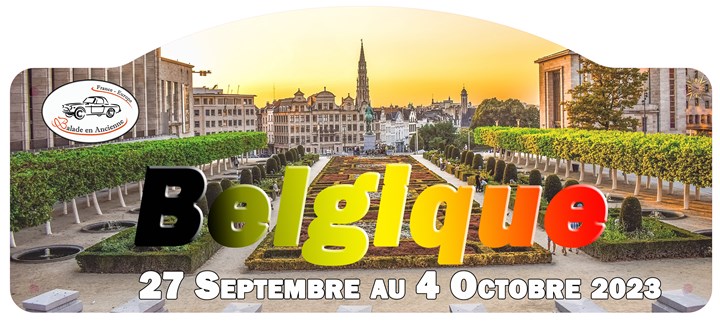 Rallye touristique en Belgique