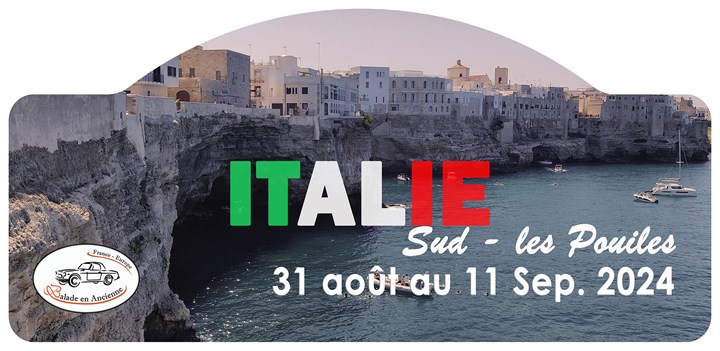 Rallye touristique en Italie du Sud Les Pouilles