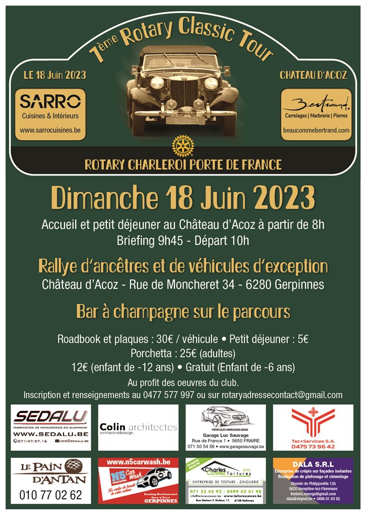 ROTARY CLASSIC TOUR
