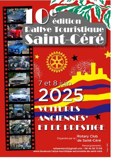 10 ème édition du Rallye Touristique de Saint-Céré