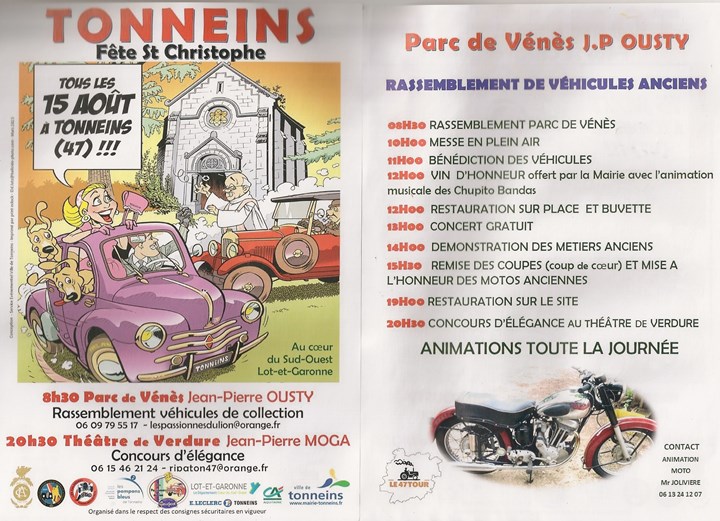 TONNEINS Fête St Christophe (14ième)