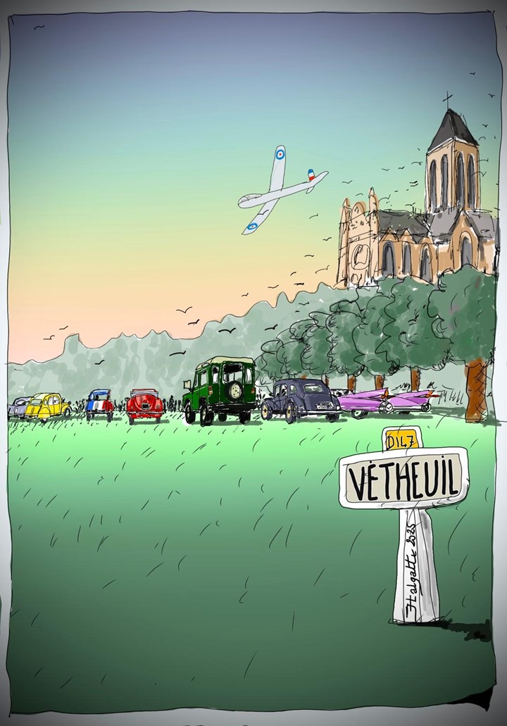 En voiture Simone revien à Vétheuil