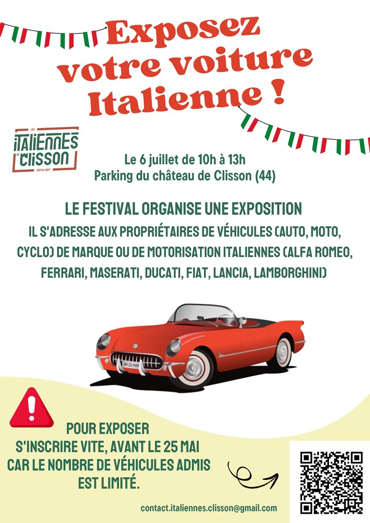 rassemblement voitures italiennes - Dimanche 06 Juillet 2025