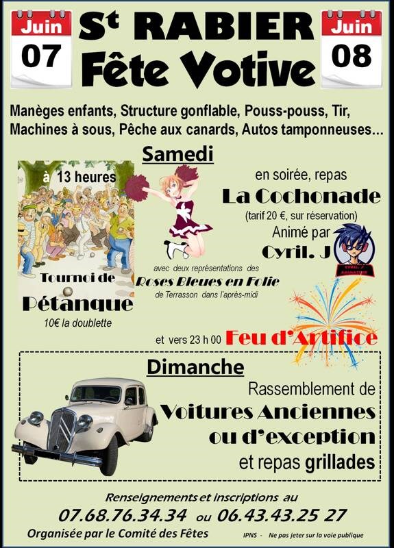 Fête Votive de Saint Rabier