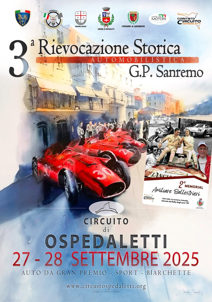 3e GP Historic San Remo Ospedaletti bij Nice Monaco