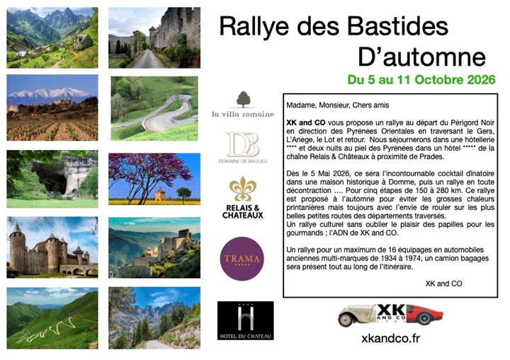 Rallye des Bastides d'automne 2026