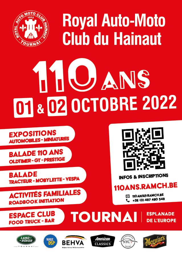 110 ANS - Royal Auto-Moto Club du Hainaut