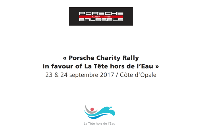 Porsche Charity Rally in favor of La Tête Hors de l'Eau