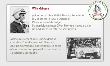 6ème CRITERIUM WILLY MAIRESSE HISTORIQUE