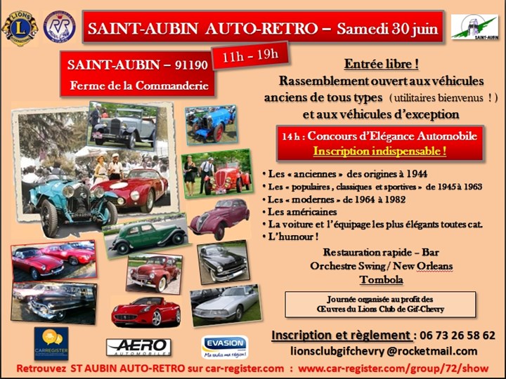 SAINT-AUBIN AUTO-RETRO