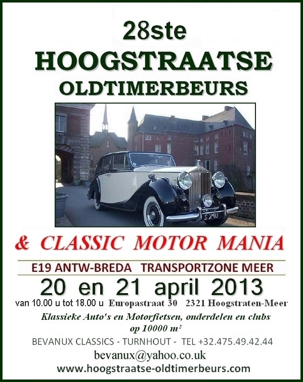 28ste Hoogstraatse Oldtimerbeurs & Classic Motor Mania