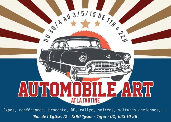 Automobile Art at La Tartine