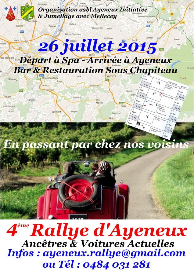 4ème rallye touristique d'Ayeneux