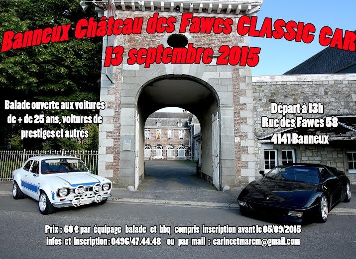 Banneux Château des Fawes Classic Car