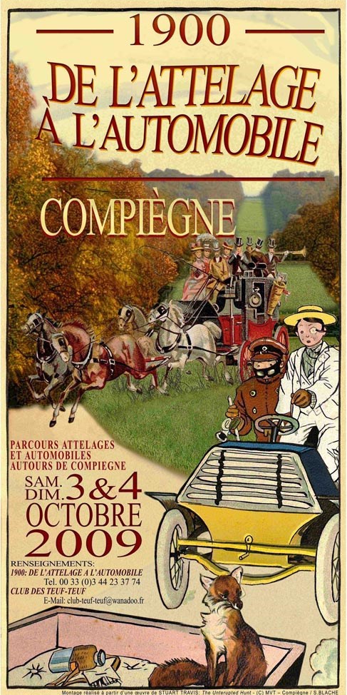 FRANCE - Compiègne - De l'attelage à l'automobile