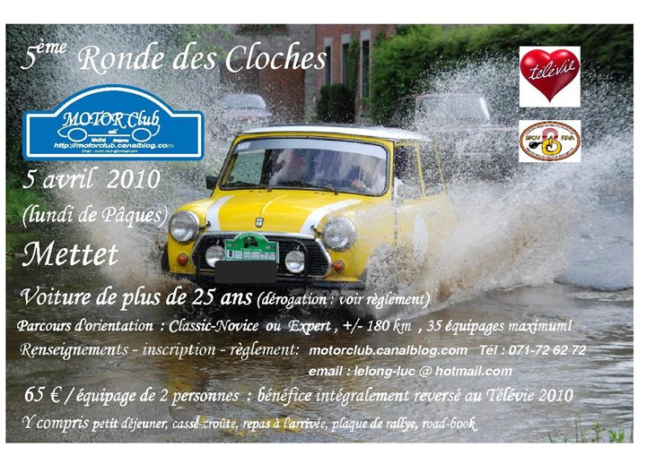 5e Ronde des Cloches - Télévie 2010
