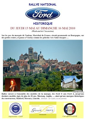 FRANCE - RALLYE NATIONAL FORD HISTORIQUE 
