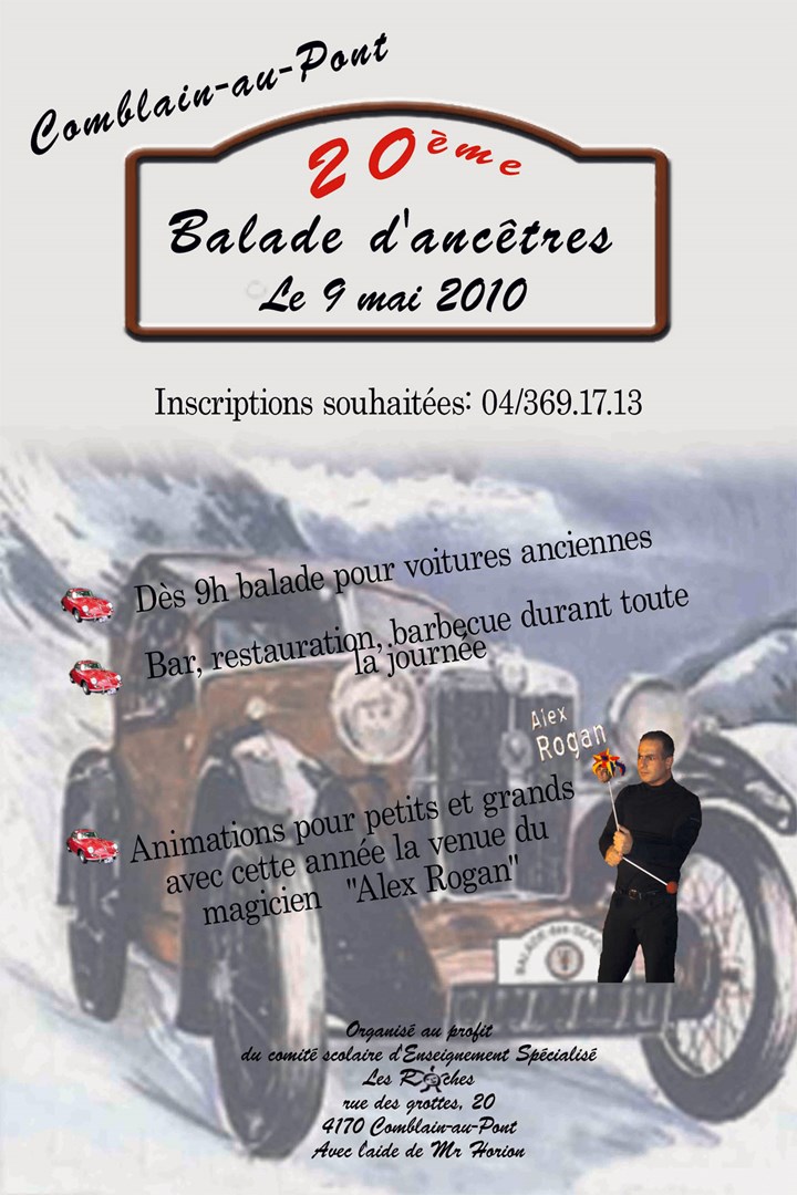 20ème balade voitures ancêtres