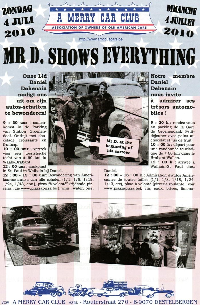RALLYE de voitures américaines - collection de Mr Dehenain