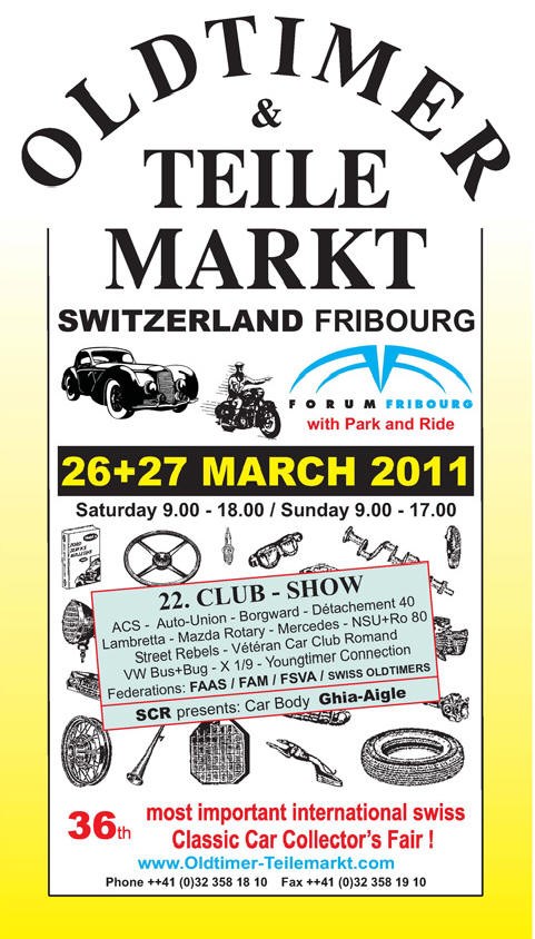 OLDTIMER & TEILEMARKT SWITZERLAND