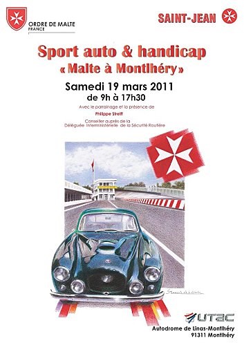 Montlhéry - L'Ordre de Malte sur l'autodrome