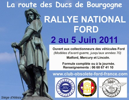 Rallye national Ford - La route des Ducs de Bourgogne